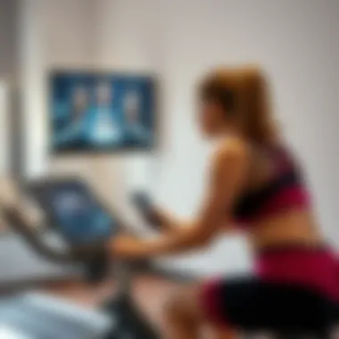 Magnificent Integration of Technology in Fitness: The Spin Bike with TV Screen Magnificent Integration of Technology in Fitness: The Spin Bike with TV Screen