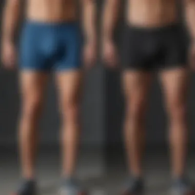 Comparison of Adidas padded compression shorts versus standard shorts