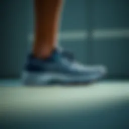 Sophisticated design of ASICS Gel Contend 4 showcasing its sleek silhouette