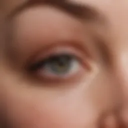 Close-up of smooth skin after hair removal