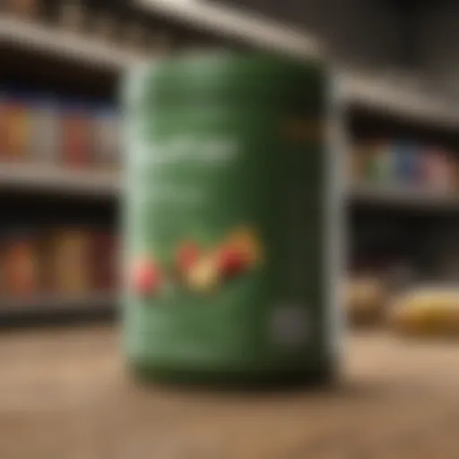 Close-up of Benefiber packaging to illustrate product details