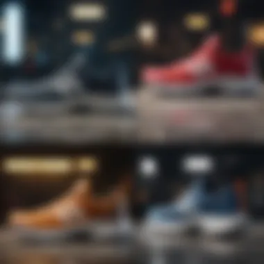 Comparative Analysis of Shoe Models Comparison chart of various running shoe models