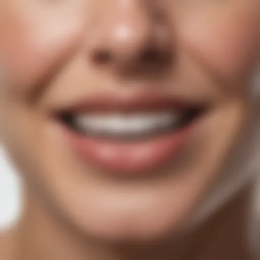 Close-up of bright, white teeth