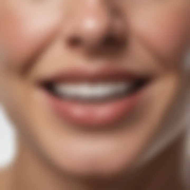 Close-up of bright, white teeth