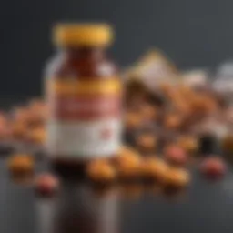 Vibrant assortment of chewable multivitamins