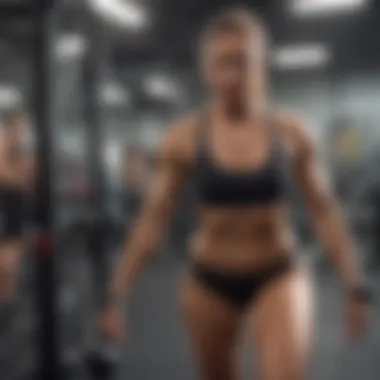 High-Intensity Compound Workout Session Engaging in a high-intensity compound workout session