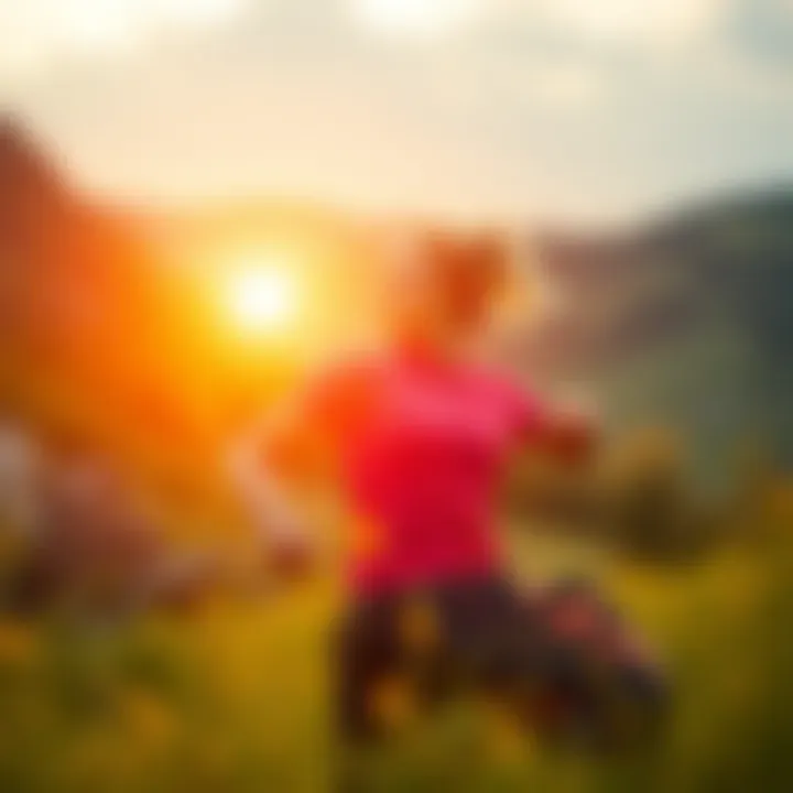 Balanced lifestyle reflecting healthy choices