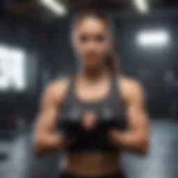 Dynamic workout session showcasing diverse exercises