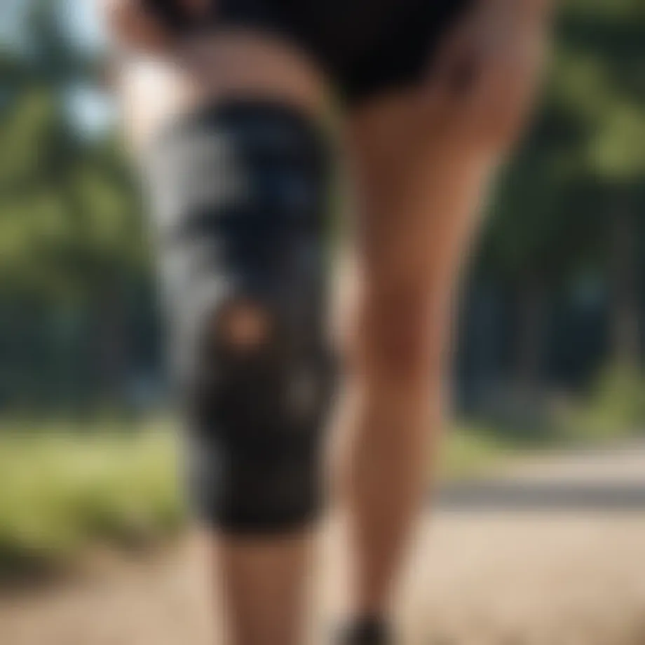 Supportive knee brace for all-day wear