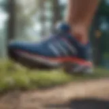 Illustration of different pronation types with running sneakers