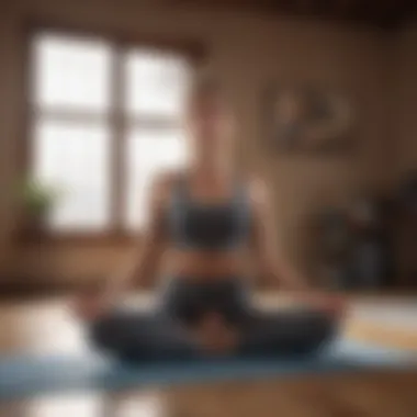 Yoga as a Migraine Management Tool An individual practicing yoga to alleviate migraine symptoms