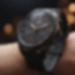 A modern touch watch showcasing a sleek design