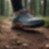 Trail shoe showcasing support for overpronation