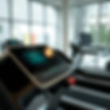 User-friendly interface of a walking treadmill