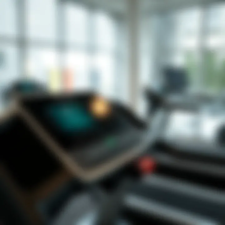 User-friendly interface of a walking treadmill