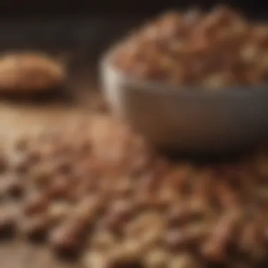 A colorful assortment of nuts and seeds