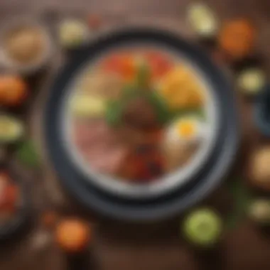 Balanced Macronutrient Choices for Weight Management Plate filled with various healthy foods showcasing balanced macronutrients