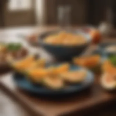 A keto-friendly meal with cantaloupe