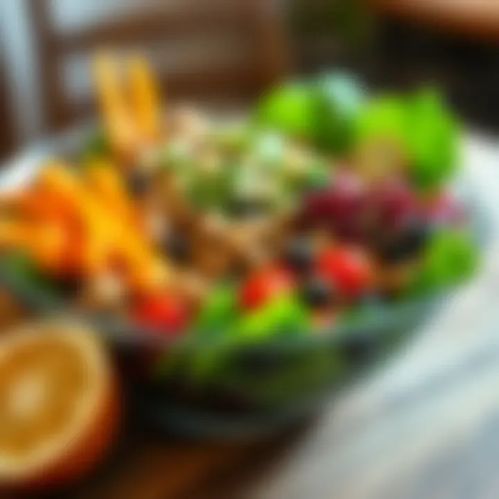 Fresh Components of the Keto Salad Bowl Fresh ingredients of the Chipotle Keto Salad Bowl