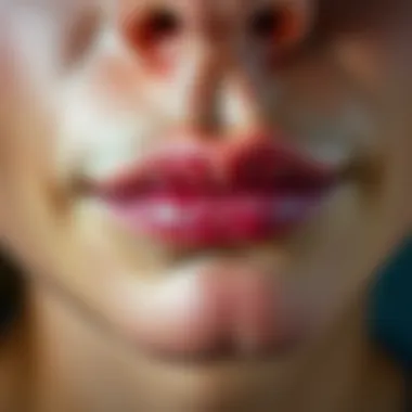 Understanding Cold Sores Illustration of cold sore on lips