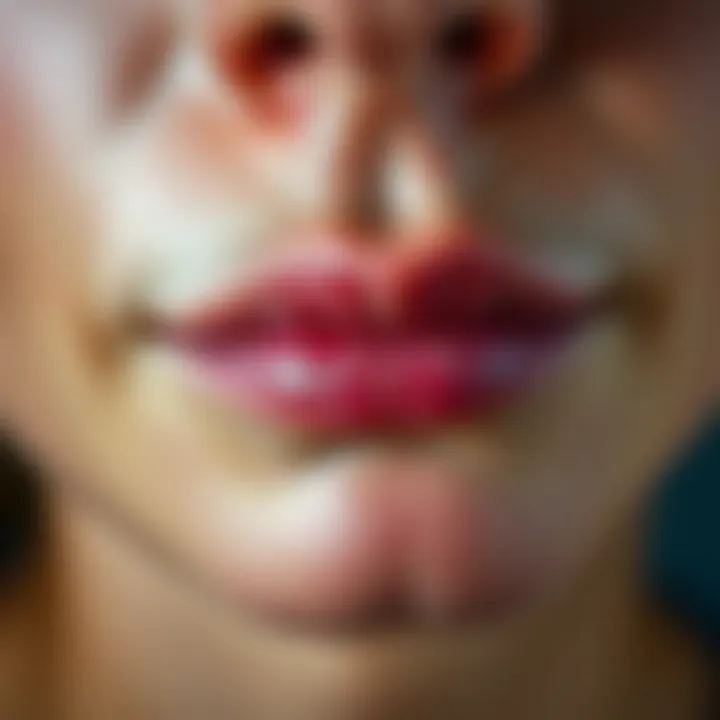 Understanding Cold Sores Illustration of cold sore on lips