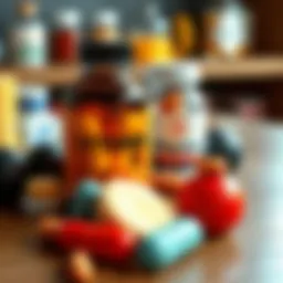 Visual representation of essential vitamins and their benefits