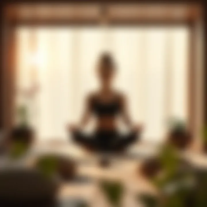 Cultivating a Positive Mindset Meditative space promoting mental wellness