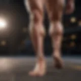 Muscle anatomy highlighting cramping areas