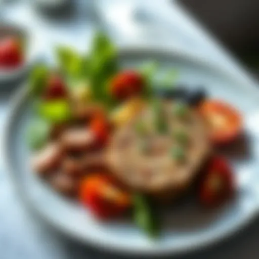 A Visual Feast of Protein Sources Nourishing plate of protein-rich foods