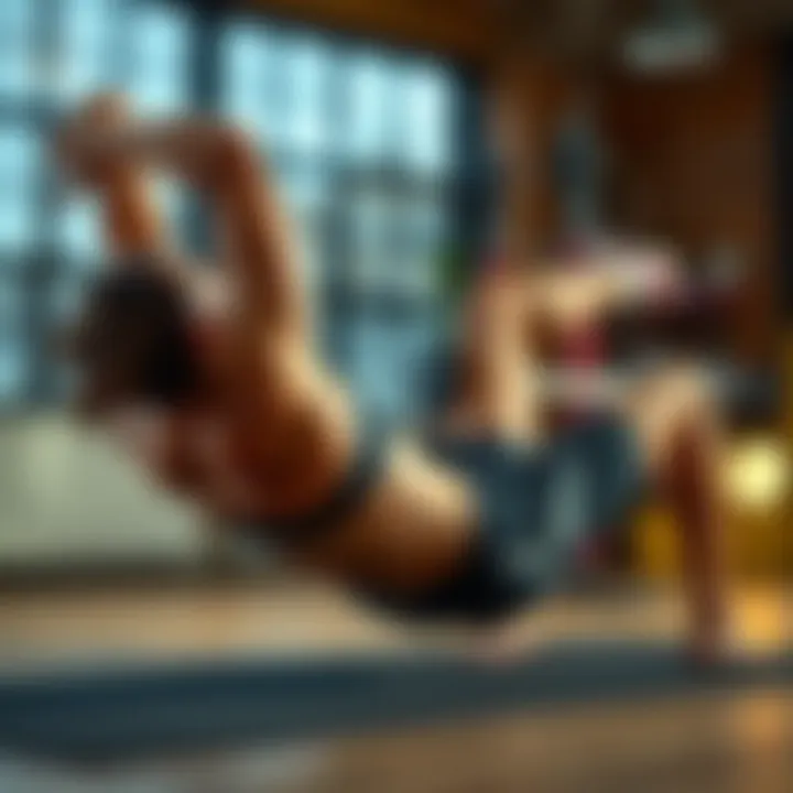 Dynamic Abdominal Exercise Dynamic abdominal exercise demonstration