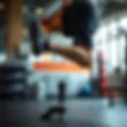 Dynamic calf raise demonstrating lower leg strength enhancement