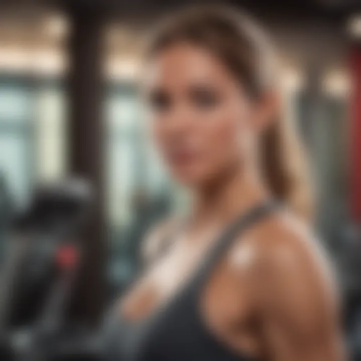 Visual representation of the impact of upgraded membership on fitness journey