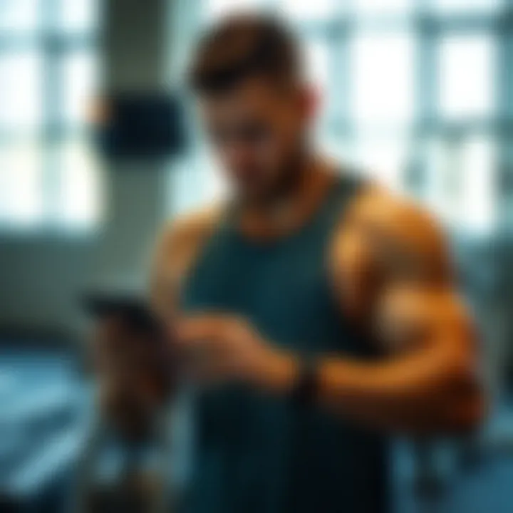 Individual tracking fitness progress on a digital device