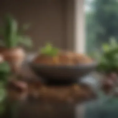 Promoting Relaxation for Gut Health An illustration depicting a serene environment for stress relief and mental wellness