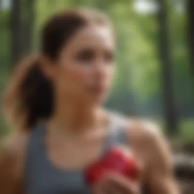 Energizing Outdoor Activities for Heart Health An individual engaging in outdoor physical activity for cardiovascular fitness