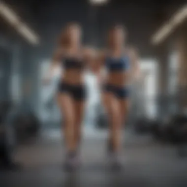 Diverse Activities for Weight Loss Illustration of diverse exercise activities promoting weight loss