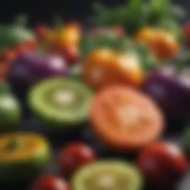 Vibrant Fresh Vegetables for Healthy Meals Colorful array of fresh vegetables