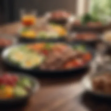Nutrient-Rich Foods for Optimal Performance Assorted healthy meals on a table