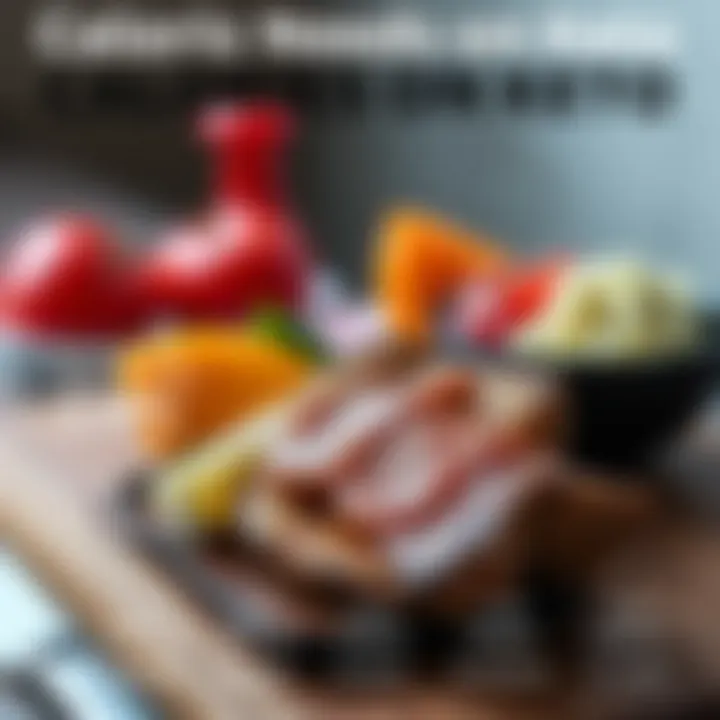 Infographic detailing caloric needs on a ketogenic diet