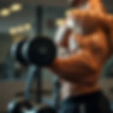 Dumbbell Fly Form and Technique Elegant form in dumbbell fly emphasizing stretch