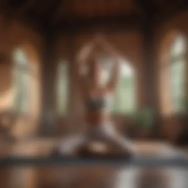 Yoga for Flexibility and Stress Relief Yoga session promoting flexibility and stress reduction