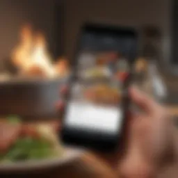 User interface of a popular keto diet app showcasing meal tracking features
