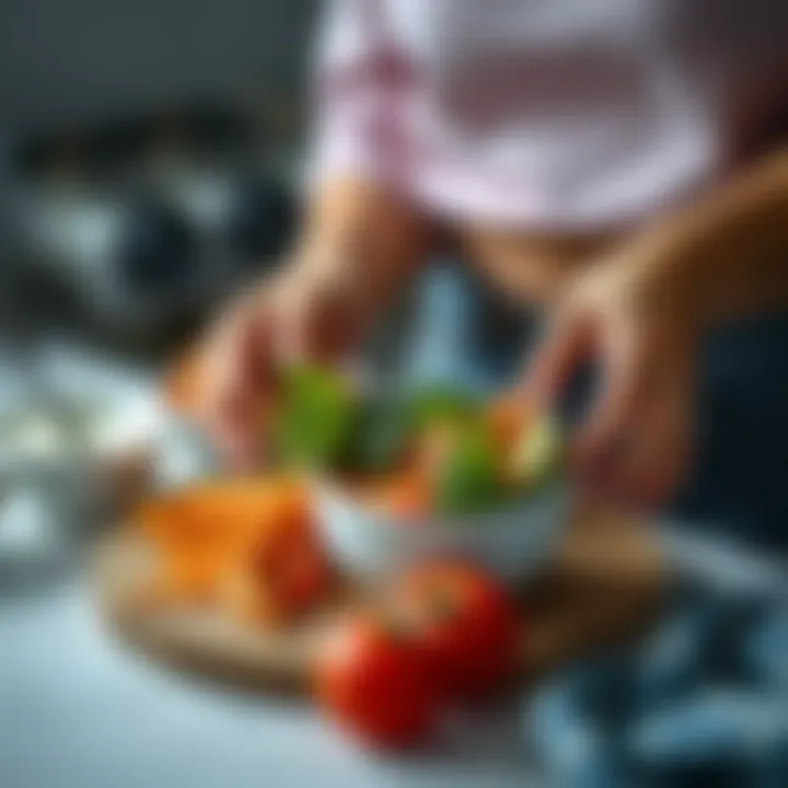 Nourishing Choices for Fat Reduction Healthy meal preparation for reducing abdominal fat