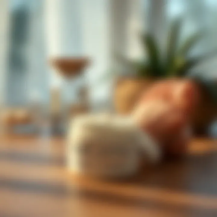 Nourishing Foot Cream for Itchy Feet Nourishing foot cream in a serene setting