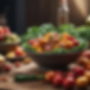 Nutrient-Rich Foods for a Healthy Diet Vibrant display of fresh vegetables and fruits