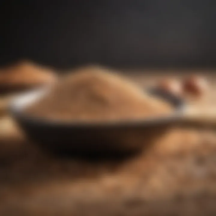 An arrangement of wholesome grains and legumes