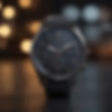 Sleek design of a modern Android smartwatch