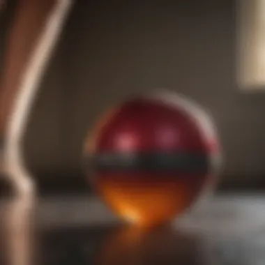 Sleek Design of EveryMile Balance Ball EveryMile balance ball with a sleek design and vibrant color