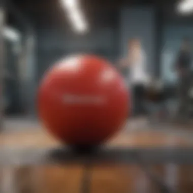Incorporating EveryMile Balance Ball in Fitness Routine A fitness routine showcasing the incorporation of the EveryMile balance ball