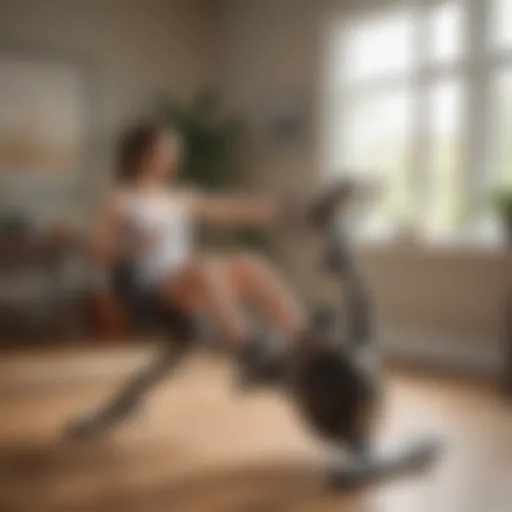 Overview of Exerpeutic Folding Recumbent Bike's design